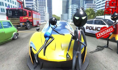 Amazing Crime Strange Stickman Rope Vice Vegas