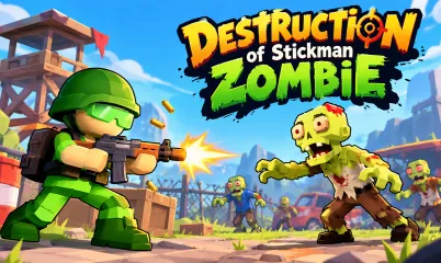 Destruction of Stickman Zombie