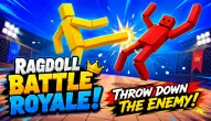 Ragdoll Battle Royale! Throw Down the Enemy!