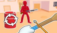 Stickman Archer: Shooting Arrows at Reds