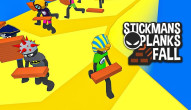 Stickman Planks Fall