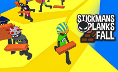 Stickman Planks Fall