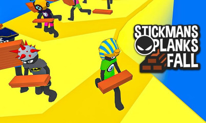Stickman Planks Fall