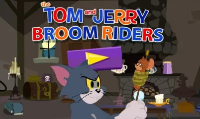 Tom and Jerry Broom Riders